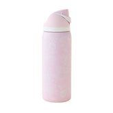 32oz Exclusive Ribbon Toile FreeSip Insulated Stainless Steel Water Bottle for Sports and Travel, BPA-Free