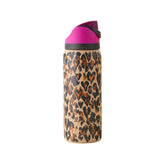 32oz Exclusive Wild At Heart FreeSip Insulated Stainless Steel Water Bottle for Sports and Travel, BPA-Free