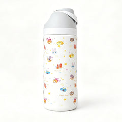 16oz Animal FreeSip Insulated Stainless Steel Water Bottle for Sports and Travel, BPA-Free