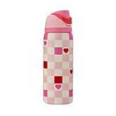 32oz Color Drop Check Me Out FreeSip Insulated Stainless Steel Water Bottle for Sports and Travel, BPA-Free