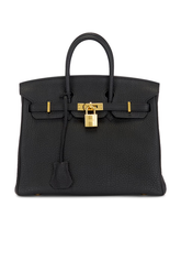 Birkin Handbag in Togo with Gold Hardware