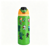 32oz Minecraft FreeSip Insulated Stainless Steel Water Bottle for Sports and Travel, BPA-Free