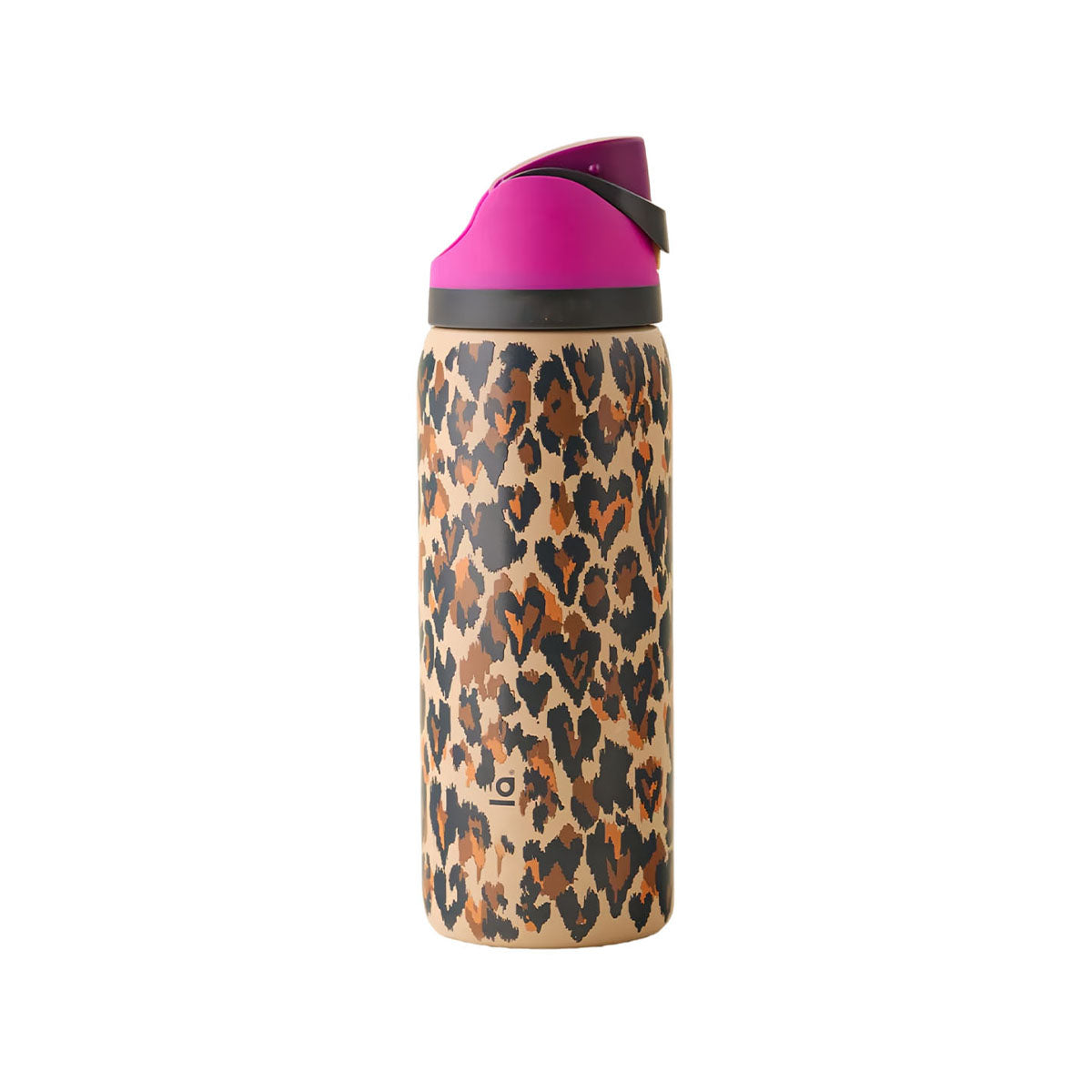 32oz Exclusive Wild At Heart FreeSip Insulated Stainless Steel Water Bottle for Sports and Travel, BPA-Free