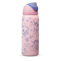32 oz Valentines Shot To The Heart FreeSip Insulated Stainless Steel Water Bottle for Sports and Travel, BPA-Free