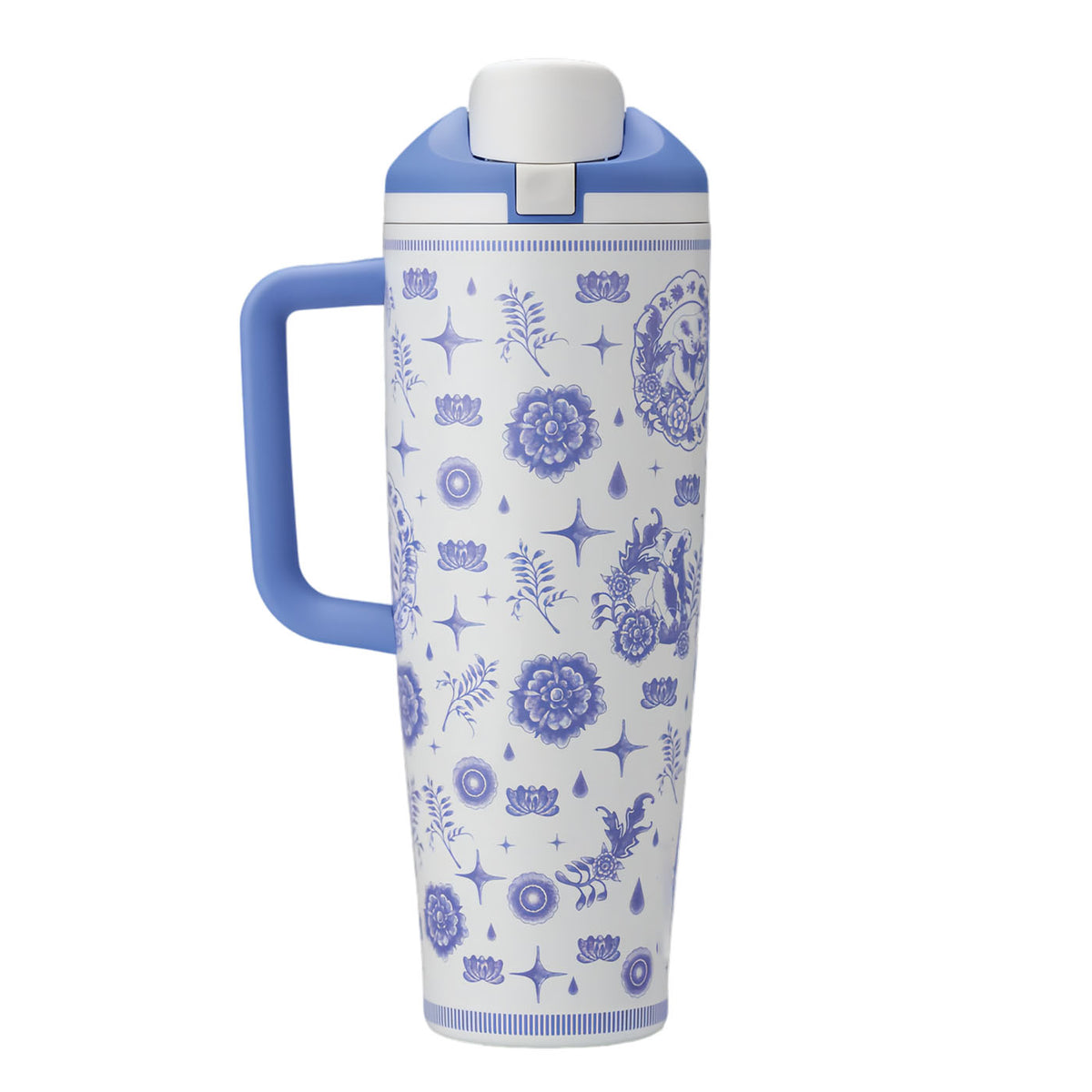 40oz Color Drop Heirloom FreeSip Tumbler Insulated Stainless Steel Water Bottle for Sports and Travel, BPA-Free