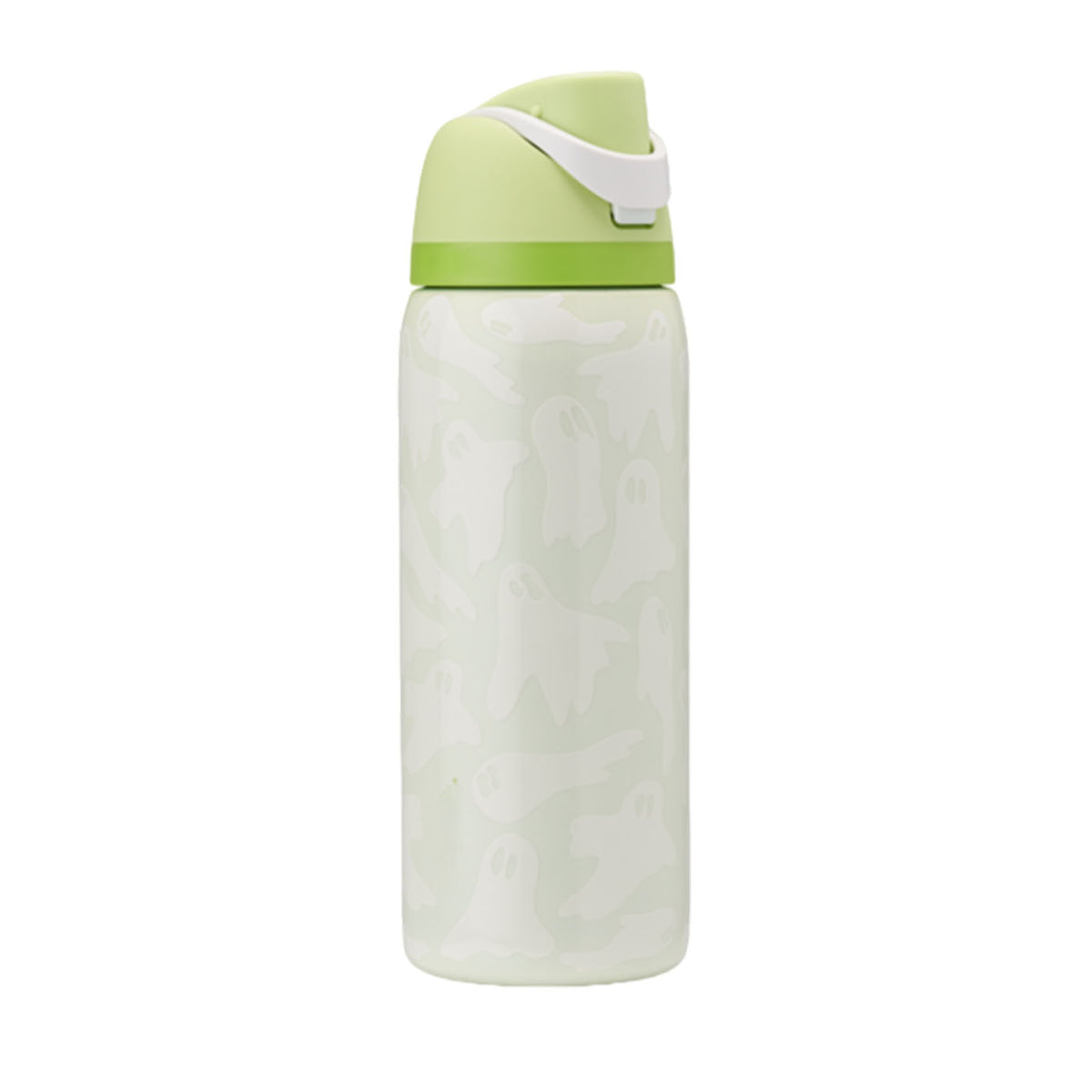 32oz BOO-YA Glow in the Dark FreeSip Halloween Insulated Stainless Steel Water Bottle for Sports and Travel, BPA-Free