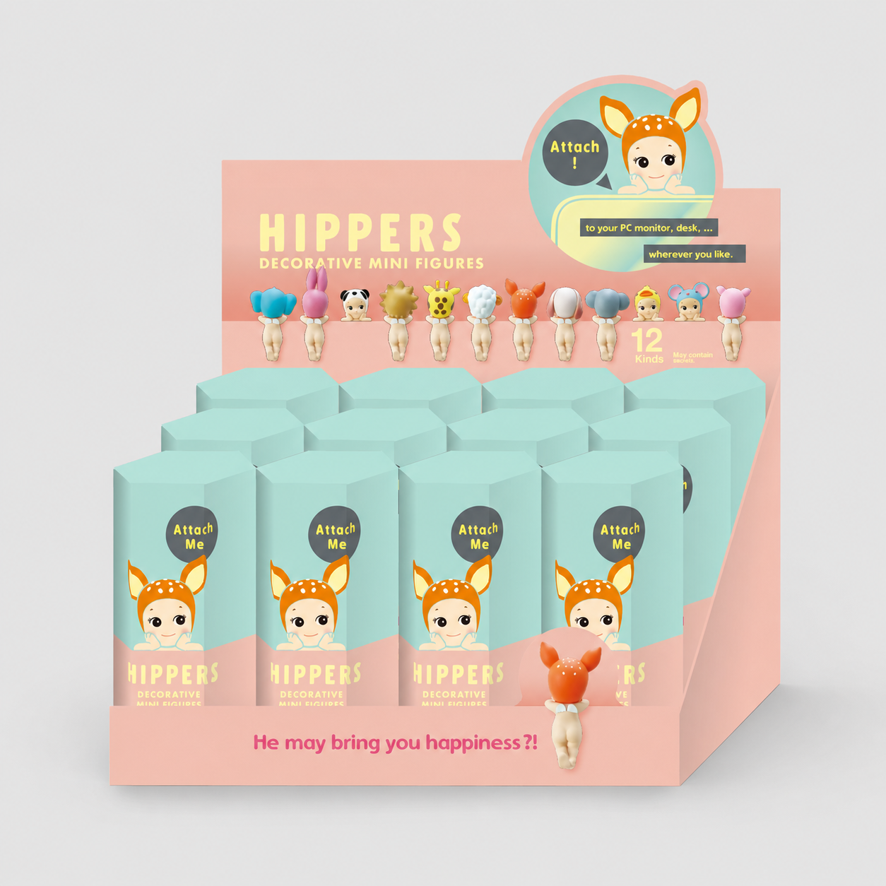 Cute Mini Figure Blind Box, Collectible Desk Toy, Surprise Gift for Teens and Adults