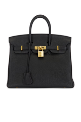 Birkin Handbag in Togo with Gold Hardware