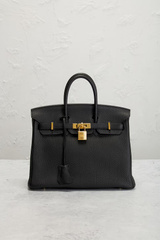 Birkin Handbag in Togo with Gold Hardware