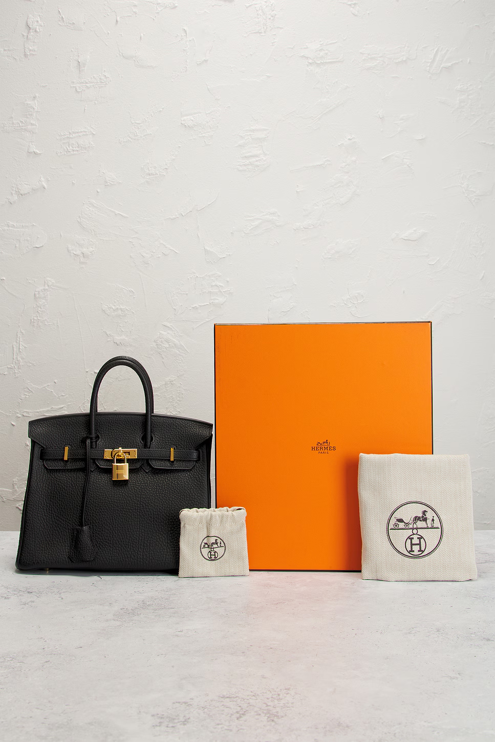 Birkin Handbag in Togo with Gold Hardware