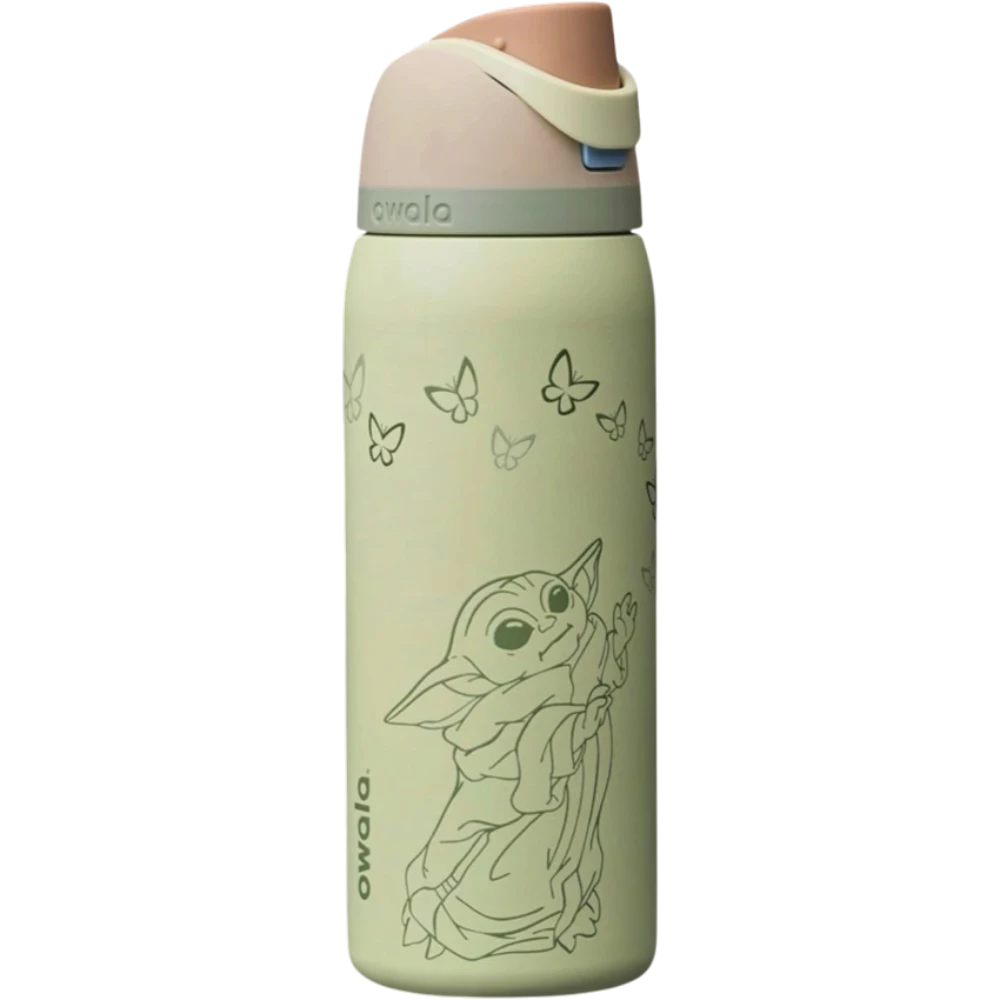 30oz GroGu FreeSip Sway Insulated Stainless Steel Water Bottle