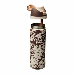 Cow Print 24fl oz Stainless Steel Special Edition FreeSip Water Bottle - Cowgirl Core