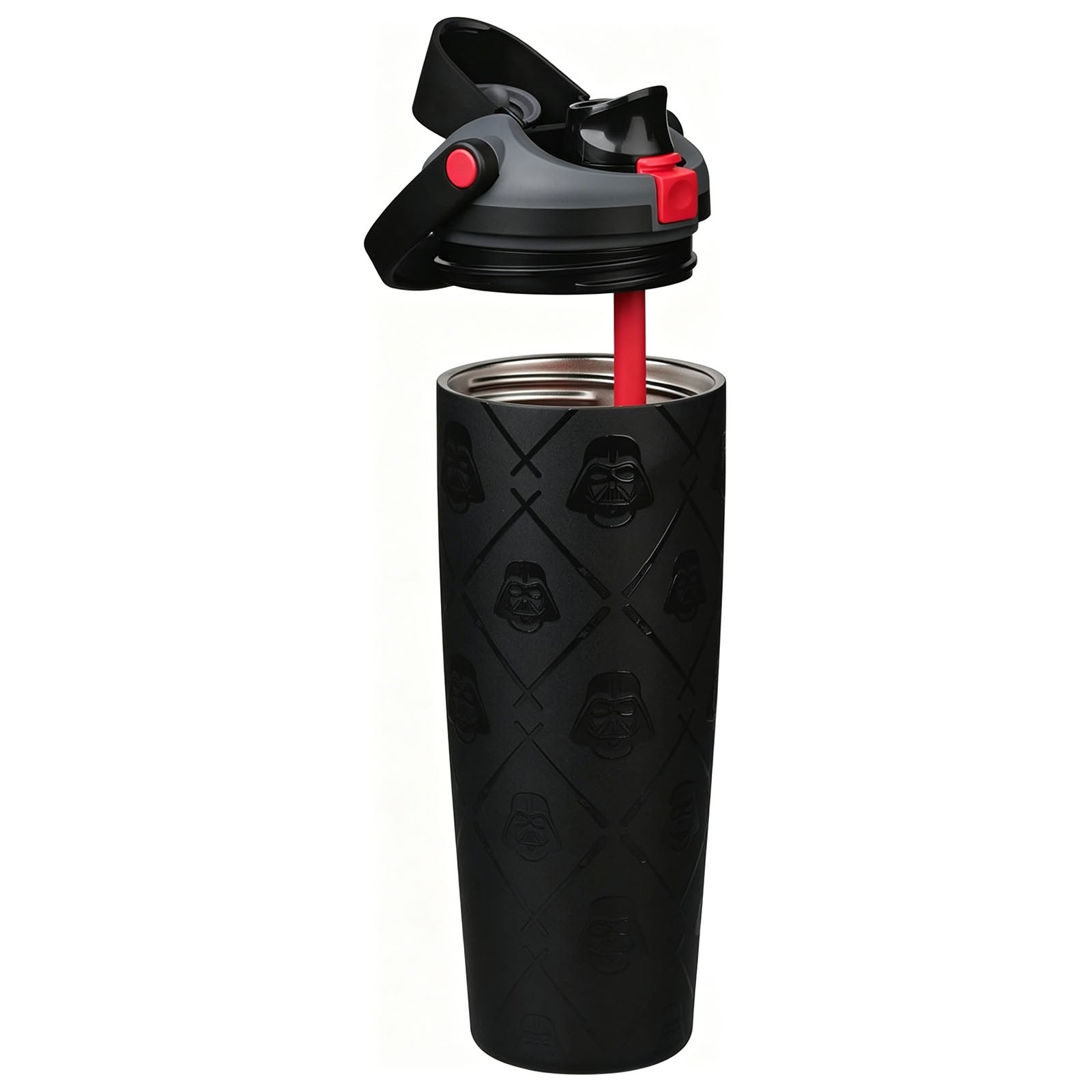 StarWars FreeSip Sway Insulated Stainless Steel Water Bottle, Made for Travel, School, and Sports, 30oz, BPA Free, Leak Proof, Darth Vader