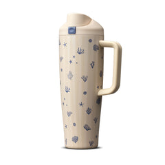40 oz Birthday Bash Coral Cabana FreeSip Tumbler Insulated Stainless Steel Water Bottle for Sports and Travel, BPA-Free