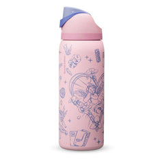 32 oz Valentines Shot To The Heart FreeSip Insulated Stainless Steel Water Bottle for Sports and Travel, BPA-Free