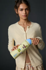 32 oz Exclusive Print Party Animals FreeSip Insulated Stainless Steel Water Bottle for Sports and Travel, BPA-Free