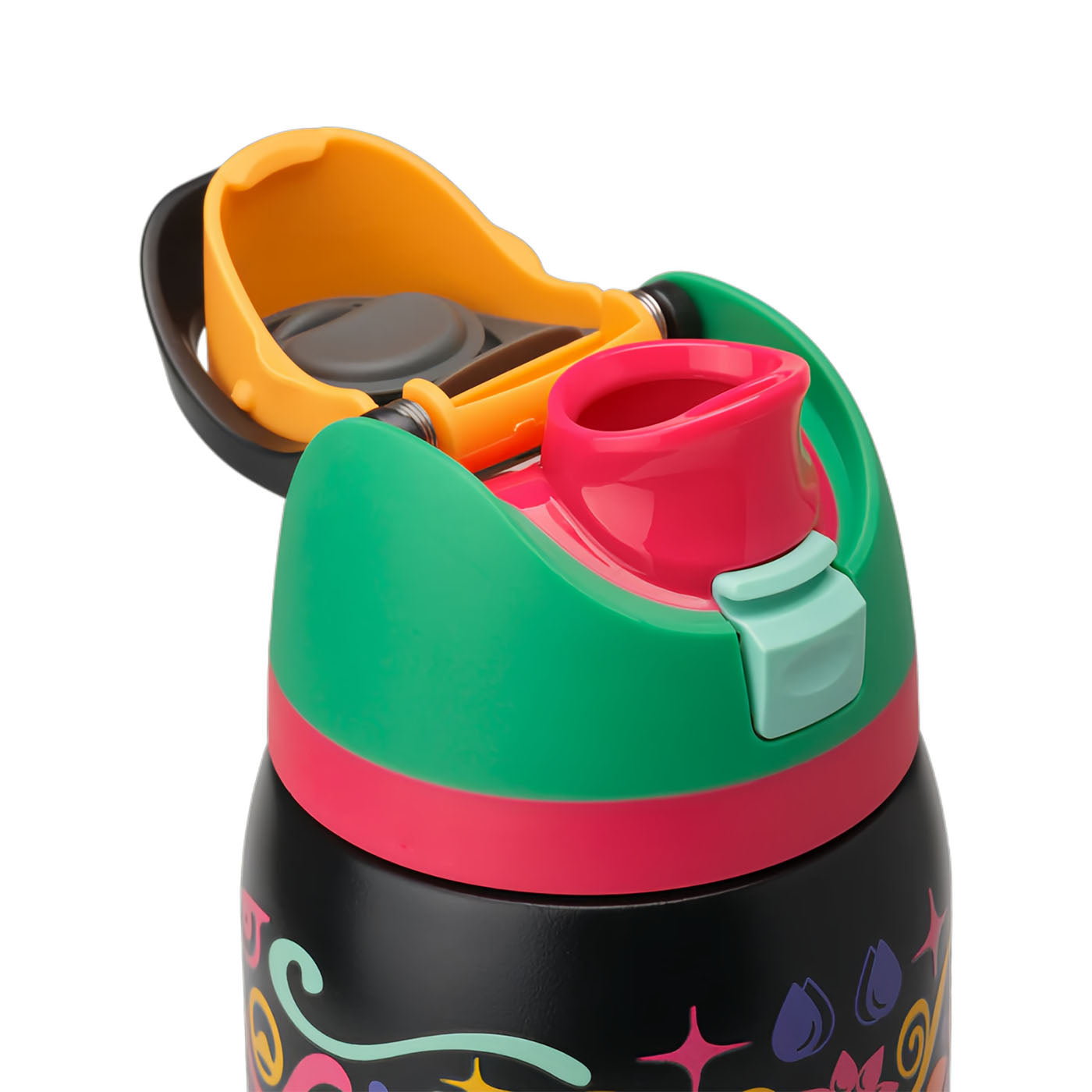 32oz Sugar Skull FreeSip Insulated Stainless Steel Water Bottle for Sports and Travel, BPA-Free