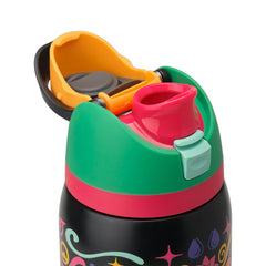 32oz Sugar Skull FreeSip Insulated Stainless Steel Water Bottle for Sports and Travel, BPA-Free