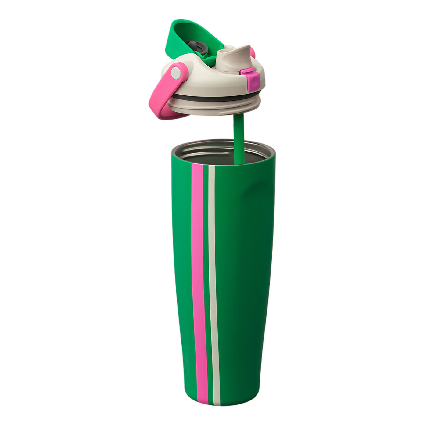 40 oz Birthday Bash Vacation Mode FreeSip Sway Insulated Stainless Steel Water Bottle for Sports and Travel, BPA-Free