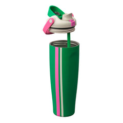 40 oz Birthday Bash Vacation Mode FreeSip Sway Insulated Stainless Steel Water Bottle for Sports and Travel, BPA-Free