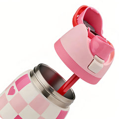 32oz Color Drop Check Me Out FreeSip Insulated Stainless Steel Water Bottle for Sports and Travel, BPA-Free
