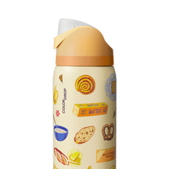 32oz Brunch Bunch Color Drop Limited Edition Flip-Straw Water Bottle for Daily Hydration, Travel & Everyday Use