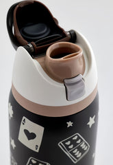 32oz Exclusive Print Good Luck FreeSip Insulated Stainless Steel Water Bottle for Sports and Travel, BPA-Free