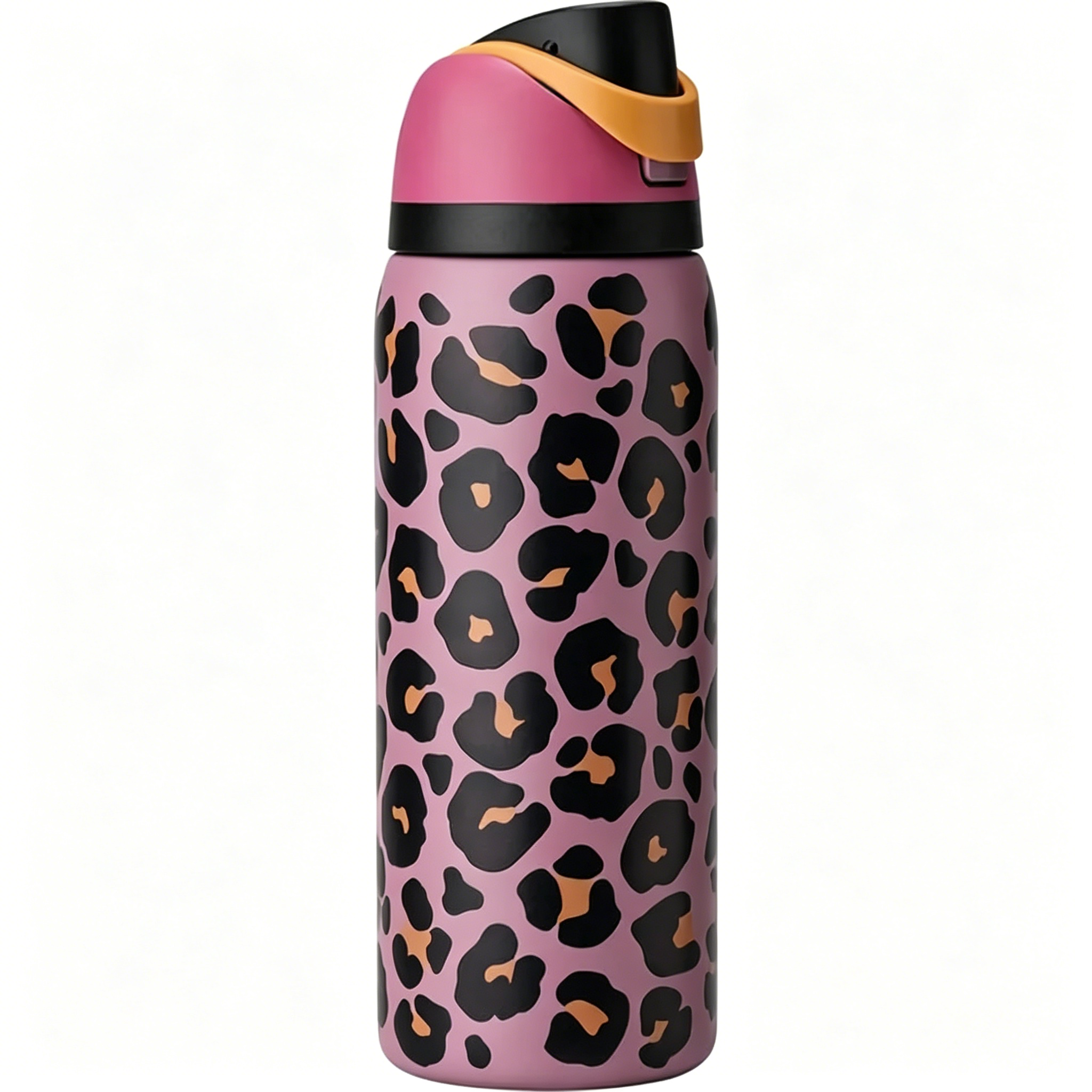 32oz Jungle Stroll FreeSip Insulated Stainless Steel Water Bottle for Sports and Travel, BPA-Free